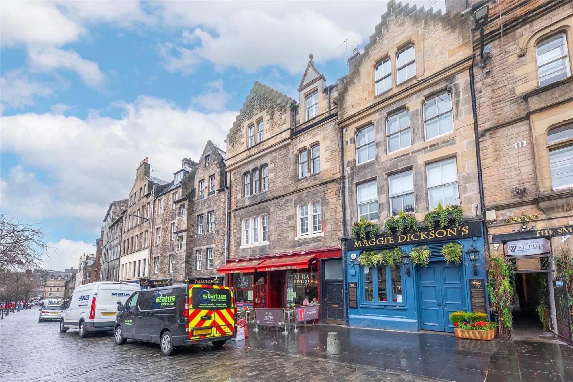 Bright Old Town City Centre Apartment Edinburgh Ngoại thất bức ảnh